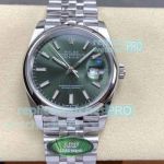 ARF Swiss Clone Rolex Datejust 36mm Green Dial 904L Stainless Steel 3235 Watch 